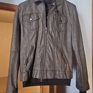Womens Brown Leather Jacket